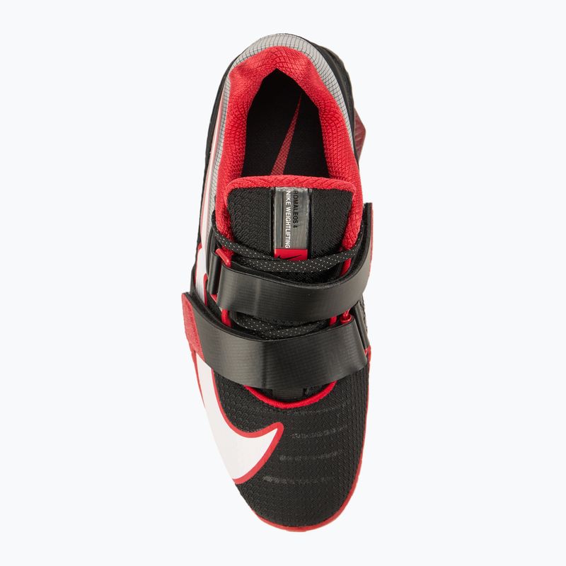 Обувки за вдигане на тежести Nike Romaleos 4 black/ white/ university red 5