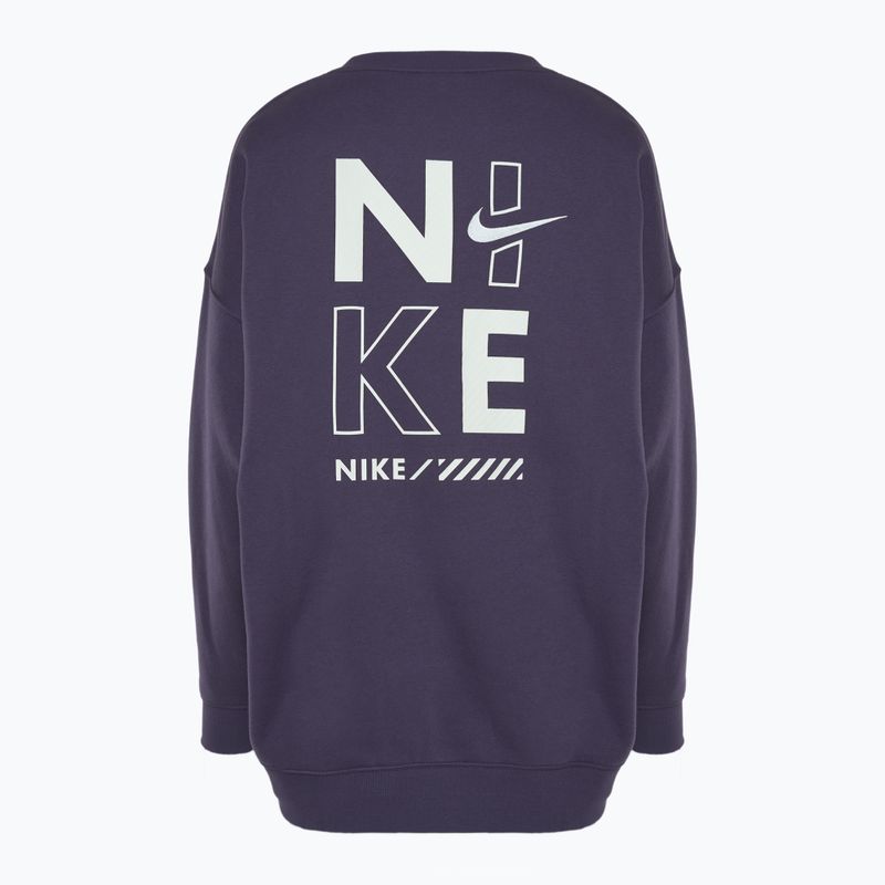 Дамски суитшърт Nike Sportswear Oversized Crew-Neck dark raisin 2
