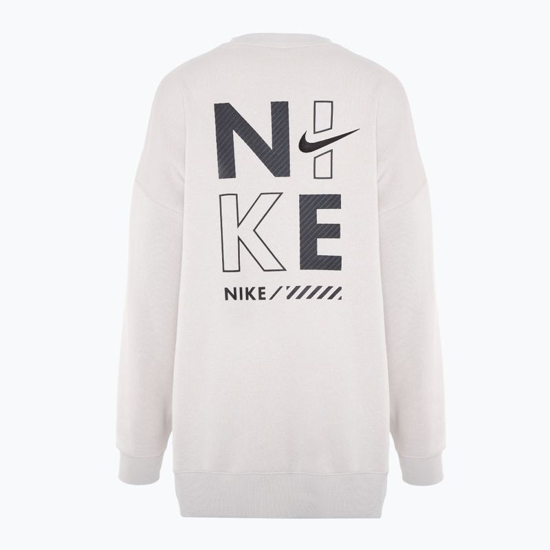 Дамски суитшърт Nike Sportswear Oversized Crew-Neck light iron ore 2