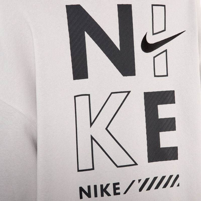 Дамски суитшърт Nike Sportswear Oversized Crew-Neck light iron ore 4