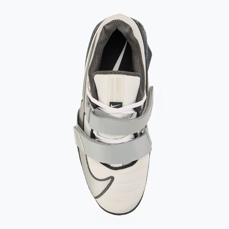 Обувки за вдигане на тежести Nike Romaleos 4 SE white/metallic silver/anthracite wolf grey 5