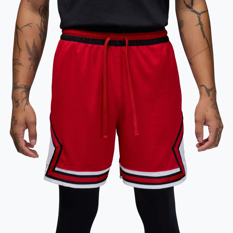 Мъжки баскетболни шорти Jordan Mesh Diamond 4" gym red/white/black 3