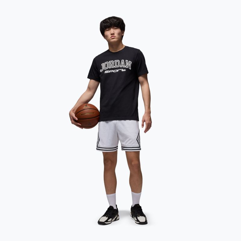 Мъжки баскетболни шорти Jordan Mesh Diamond 4" white/black/black 2