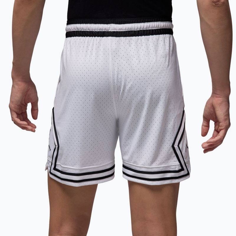 Мъжки баскетболни шорти Nike Jordan Mesh Diamond 4" white/black/black 4