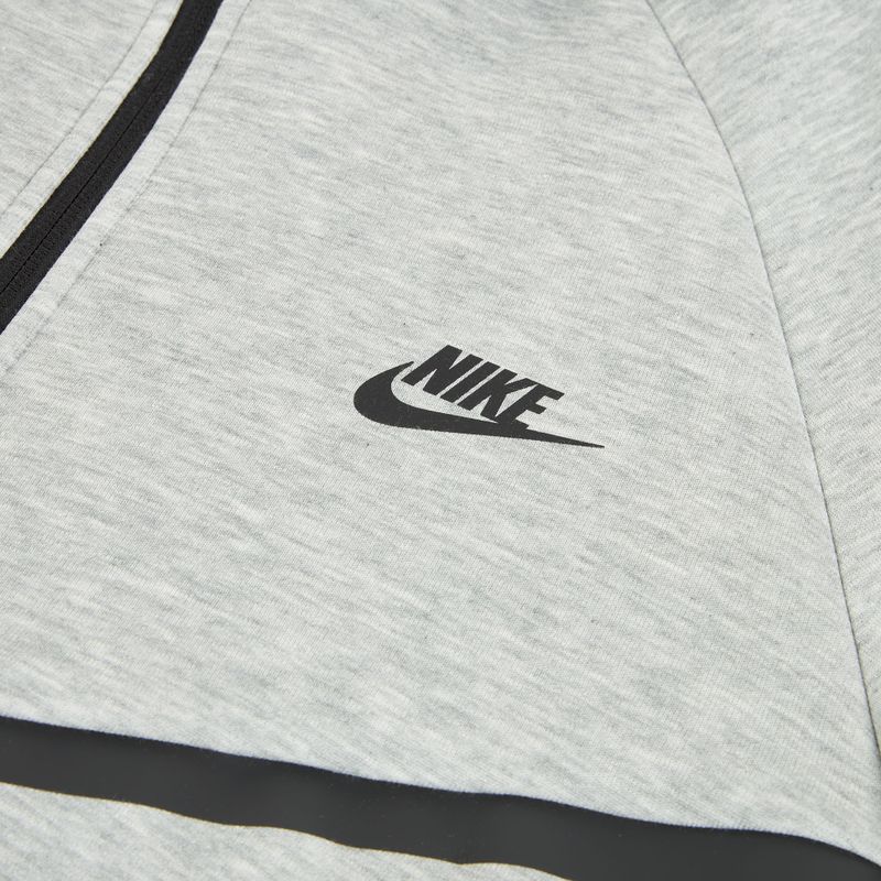 Мъжки суитшърт Nike Tech Windrunner Full Zip cavе dark grey heather/black 9