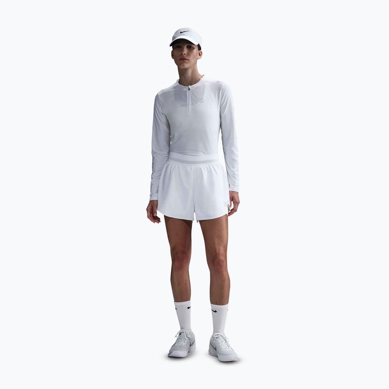 Дамски тенис шорти Nike Court Dri-Fit Ace Advantage white/white 2