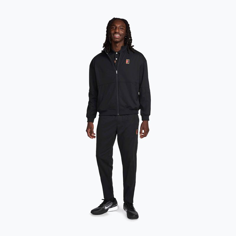 Mъжки тенис панталони Nike Court Heritage black/black 2