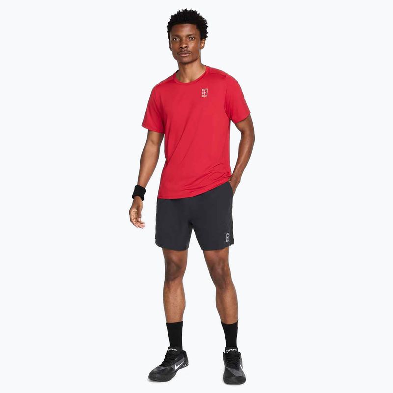 Мъжки шорти за тенис Nike Court Dri-Fit Advantage 6" черни / бели 2