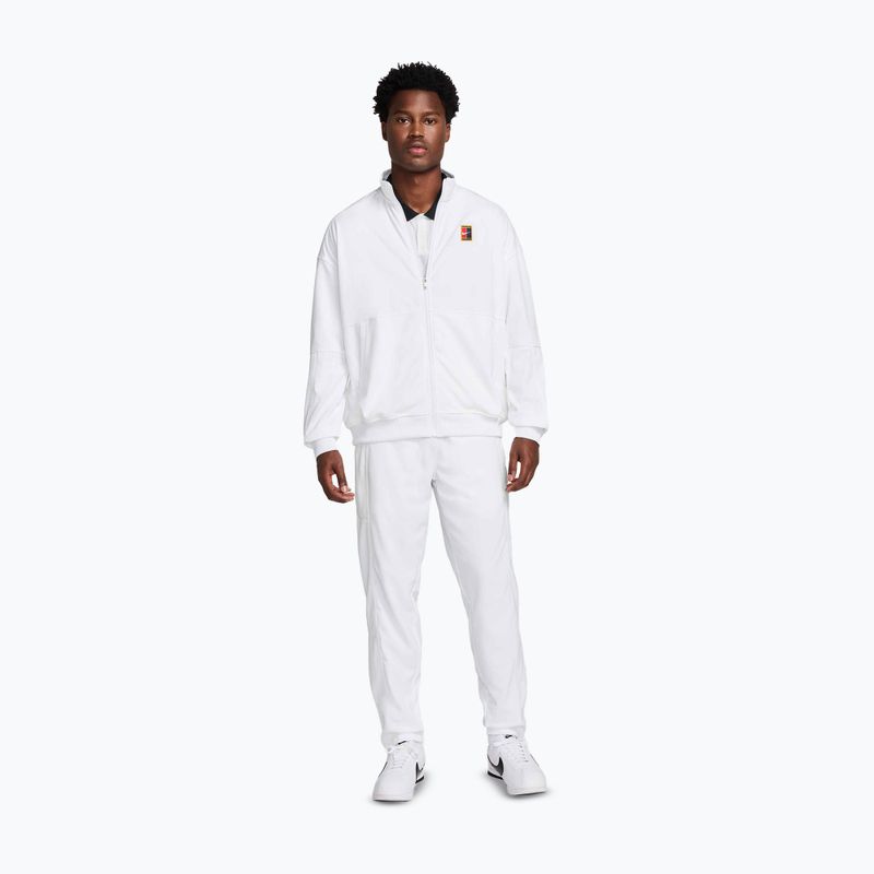 Мъжки тенис суитшърт Nike Court Heritage white/white 2