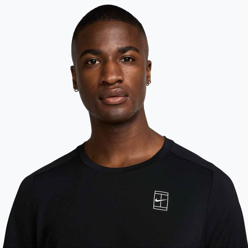 Мъжка тениска Nike Court Dri-Fit Advantage black / white 4