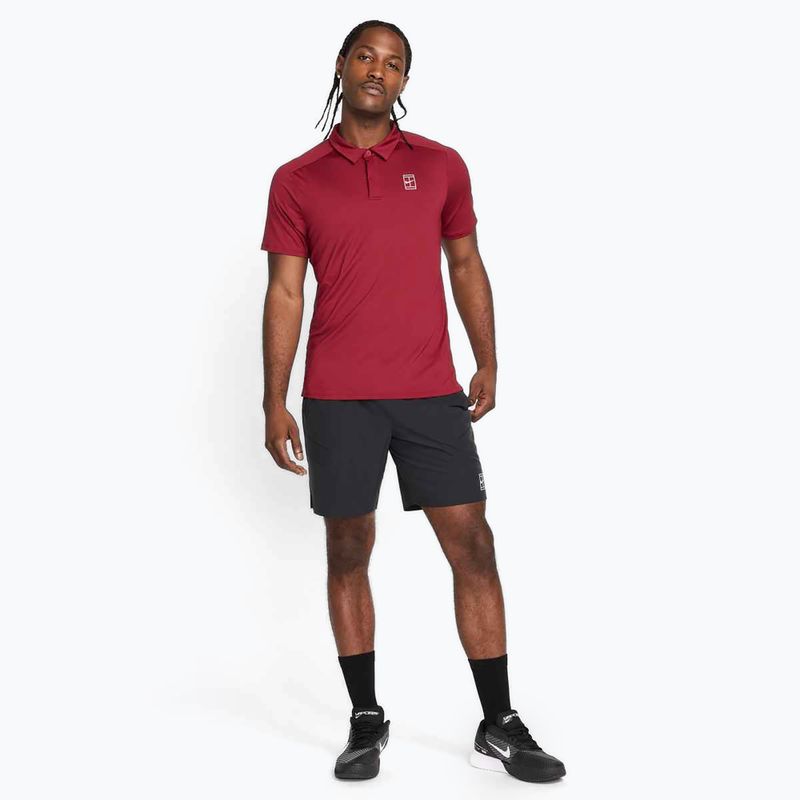 Мъжки тенис шорти Nike Court Dri-Fit Advantage 8" черни/бели 2