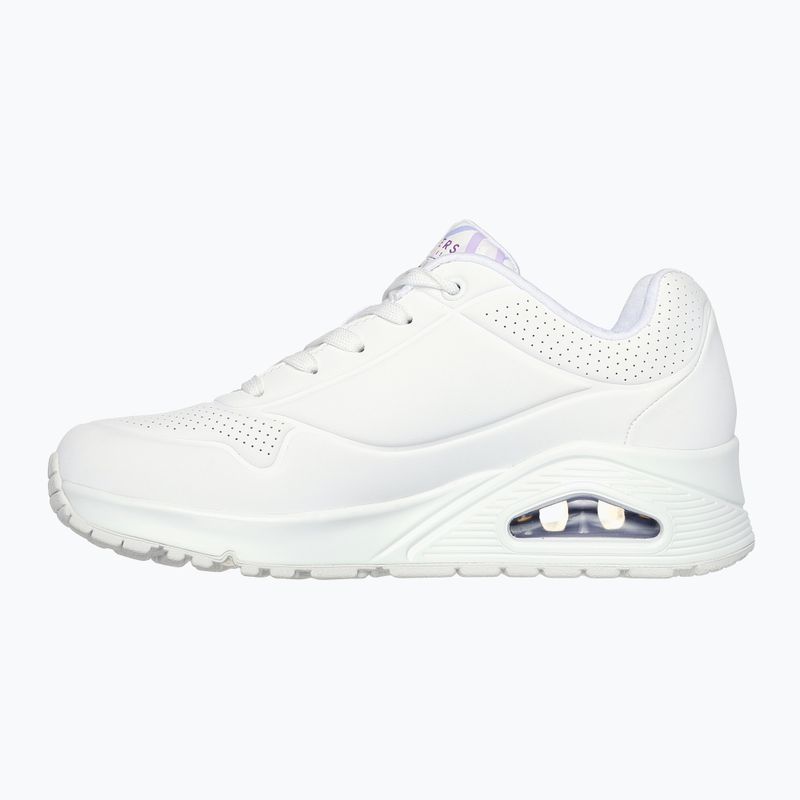 Дамски обувки SKECHERS JGoldcrown Uno Spread The Love white/light purple 3