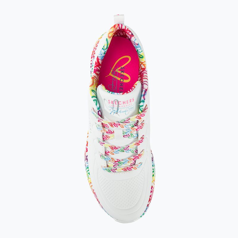 SKECHERS дамски обувки Uno Lite Exuberant Hearts white/multi 7