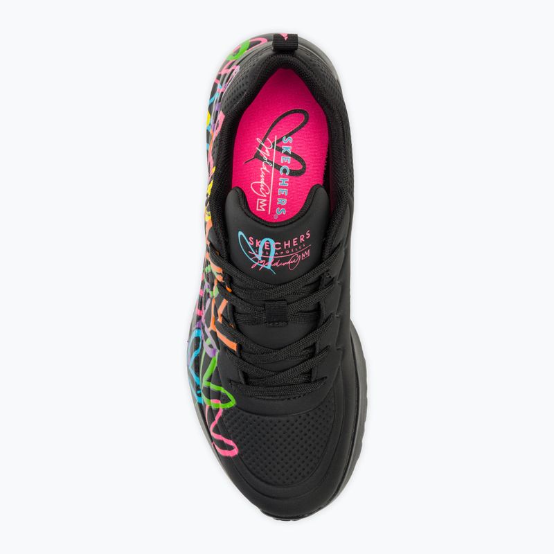 Дамски обувки SKECHERS Uno Lite Heart Of Hearts black/multi 5