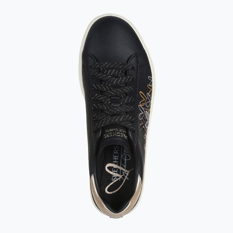 Дамски обувки SKECHERS JGoldcrown Eden LX Gleaming Hearts black/mulitcolor 11
