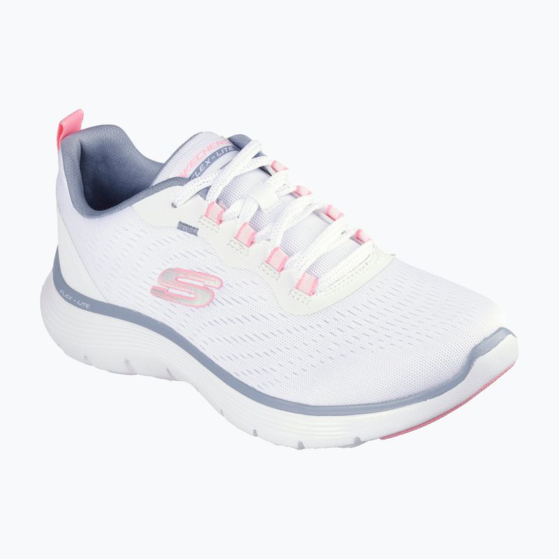 Дамски обувки SKECHERS Flex Appeal 5.0 New Path white/pink/blue 8
