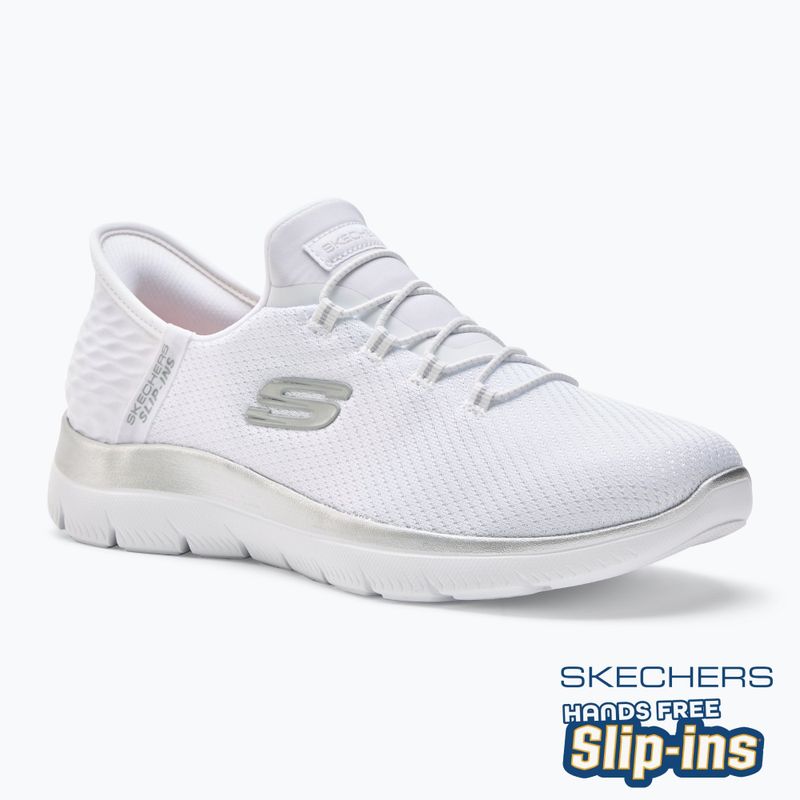 Дамски обувки SKECHERS Summits Diamond Dream white/silver
