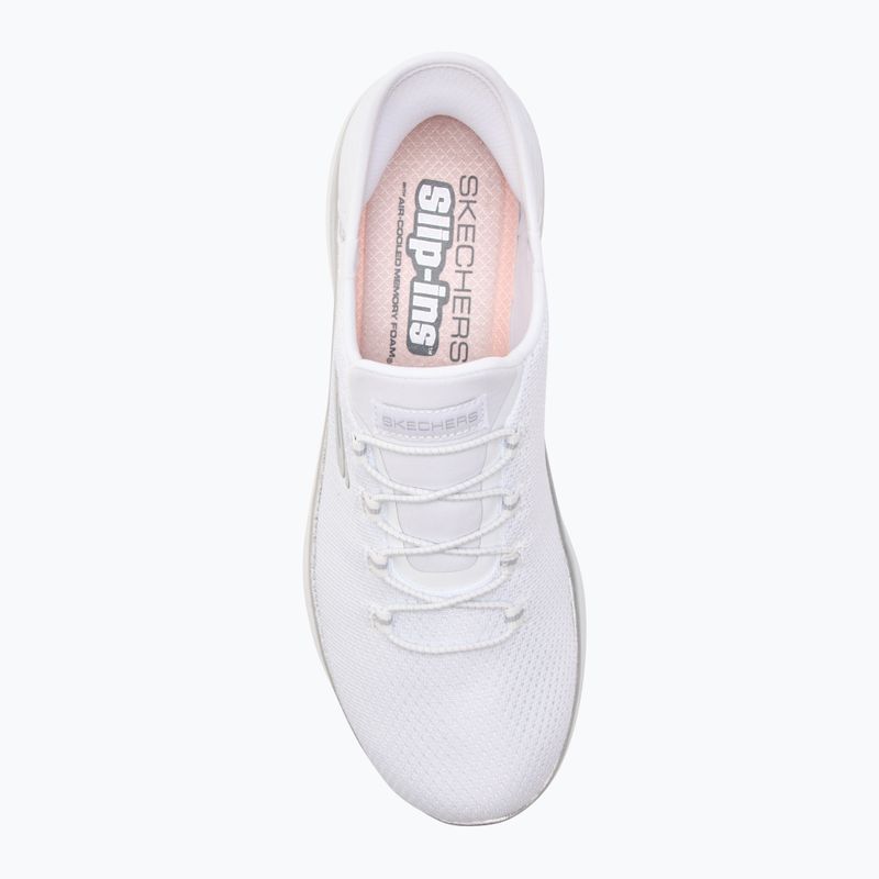 Дамски обувки SKECHERS Summits Diamond Dream white/silver 5