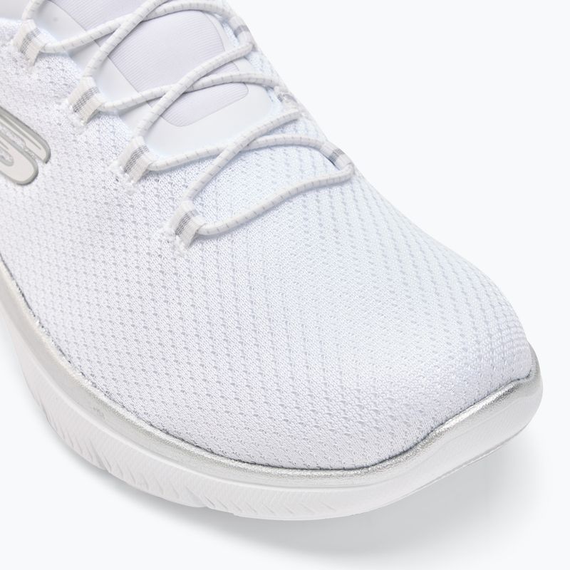 Дамски обувки SKECHERS Summits Diamond Dream white/silver 7