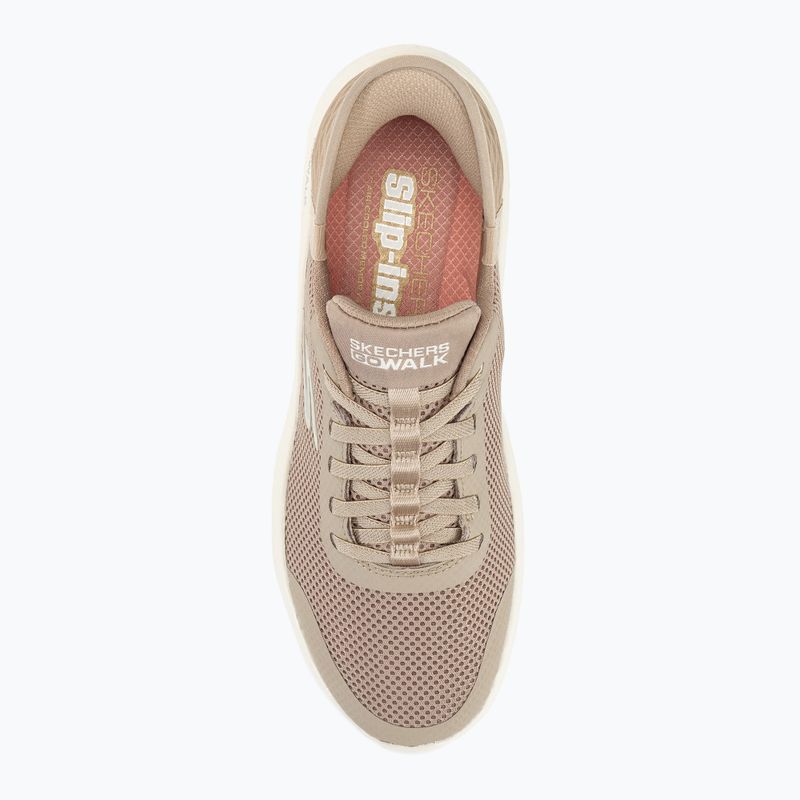Дамски обувки SKECHERS Slip-ins Go Walk Flex Grand Entry сиво/бяло 6