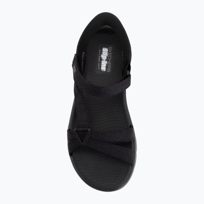 Дамски сандали SKECHERS Go Walk Flex Illuminate black 5