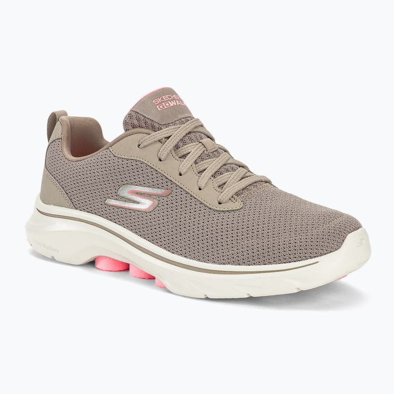 Дамски обувки SKECHERS Go Walk 7 Clear Path taupe/pink
