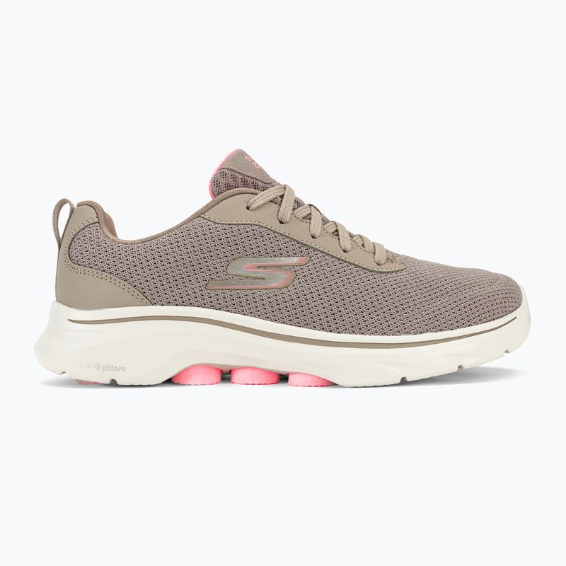 Дамски обувки SKECHERS Go Walk 7 Clear Path taupe/pink 2