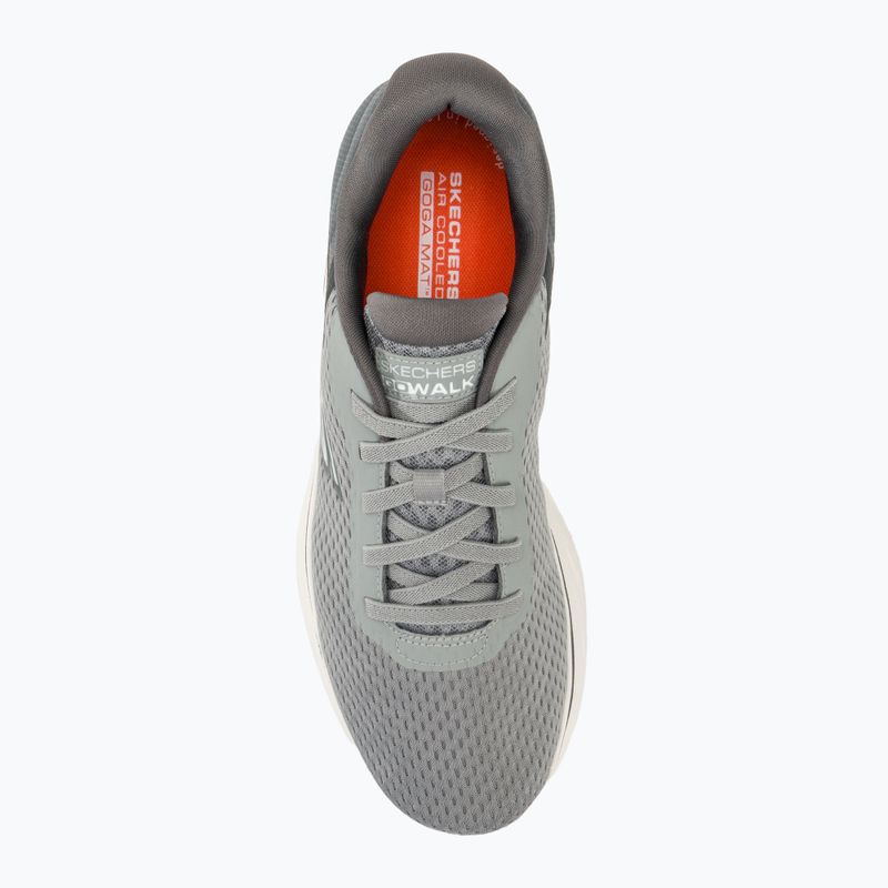 Мъжки обувки SKECHERS Go Walk 7 The Construct сиво/бяло/оранжево 5