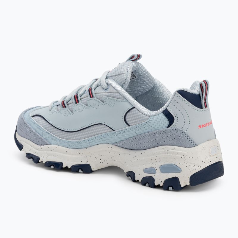 Дамски обувки SKECHERS D'Lites Bold Views light blue/multi 3