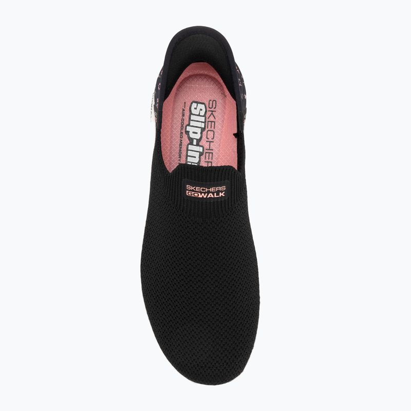 Дамски обувки SKECHERS Go Walk Flex Sunset Rose black 5