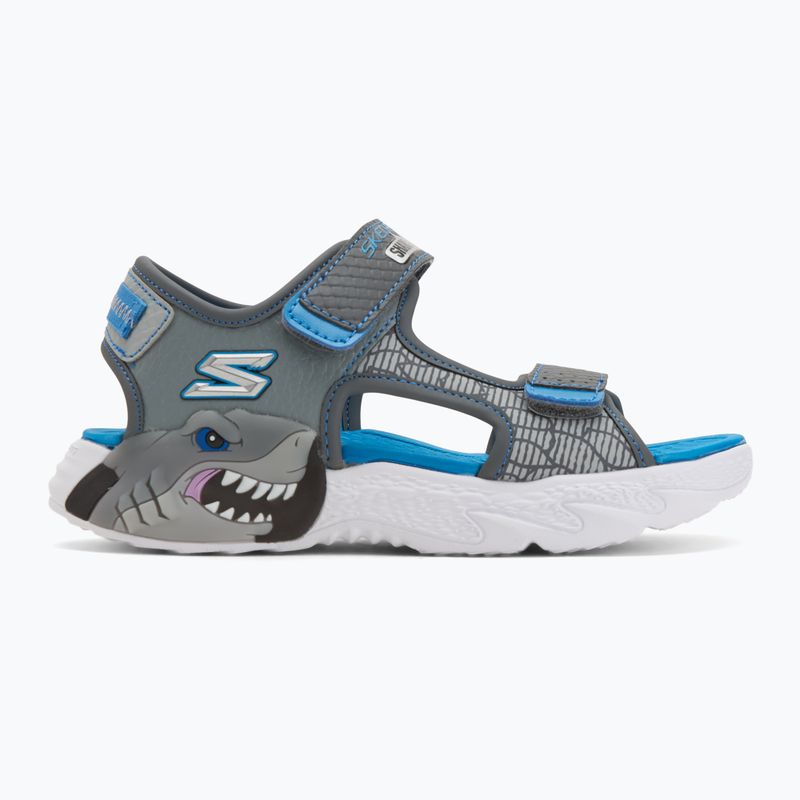 Детски сандали SKECHERS S-Lights Creature Splash в цвят въглен/синьо 2