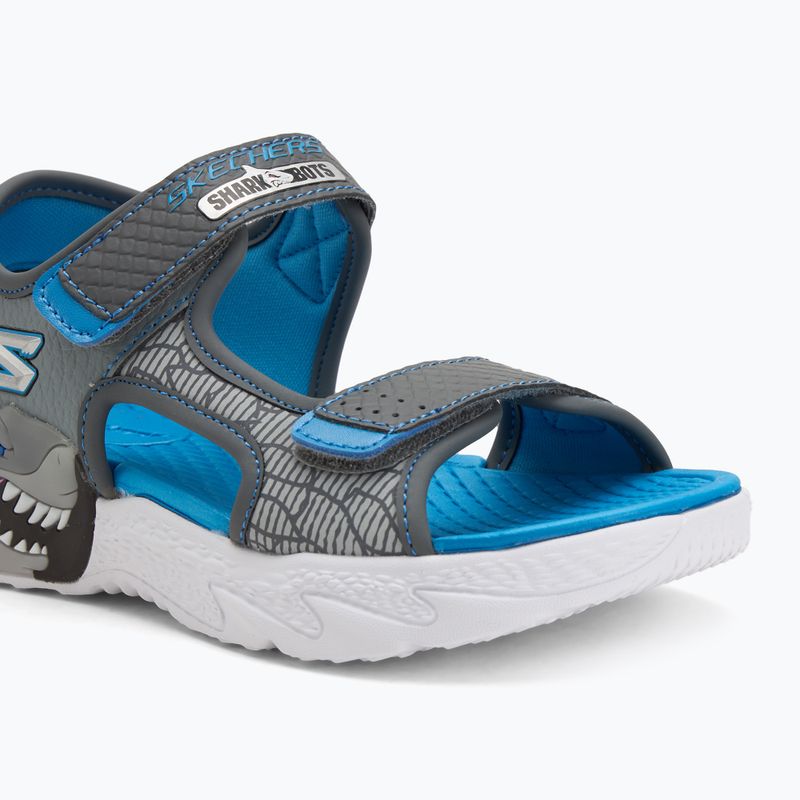 Детски сандали SKECHERS S-Lights Creature Splash в цвят въглен/синьо 7