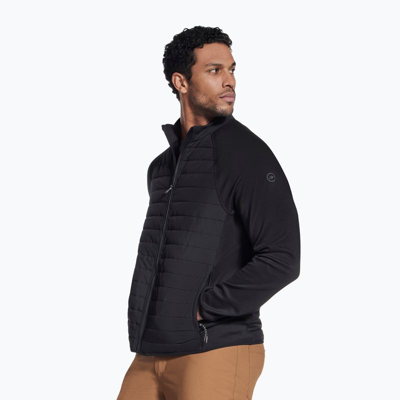 Мъжко хибридно яке SKECHERS The Hoodless Hybrid black 3