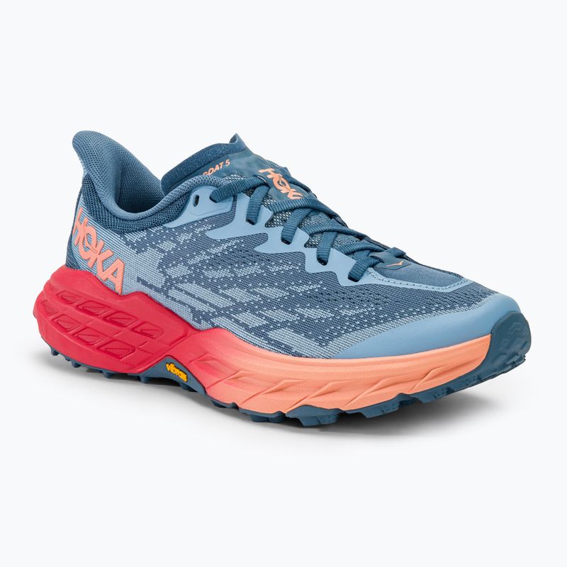 Дамски обувки за бягане HOKA Speedgoat 5 real teal/papaya