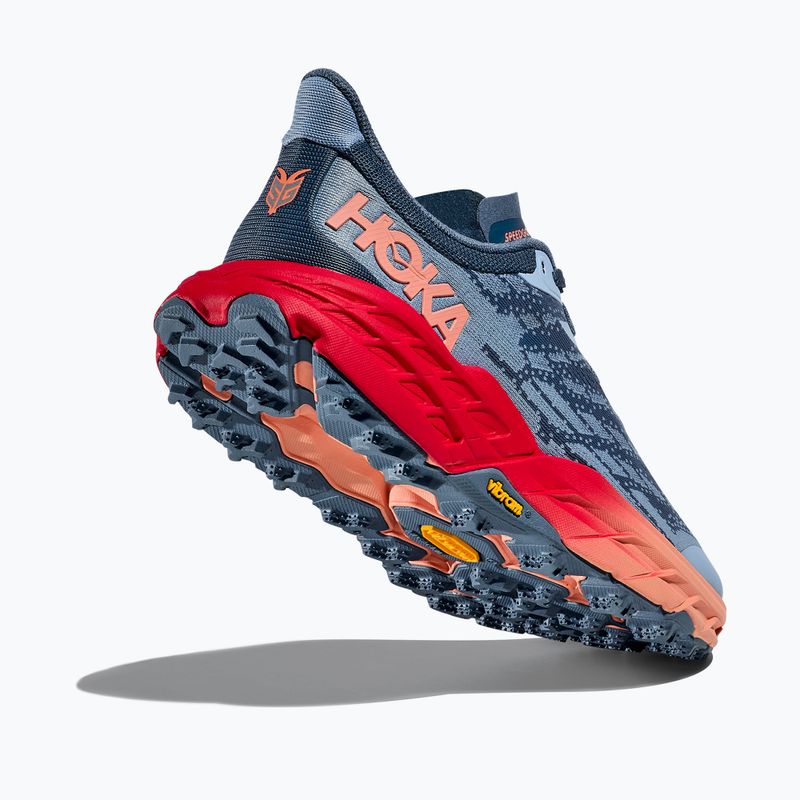 Дамски обувки за бягане HOKA Speedgoat 5 real teal/papaya 11