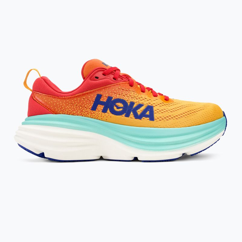 Мъжки обувки за бягане HOKA Bondi 8 cerise/cloudless 2