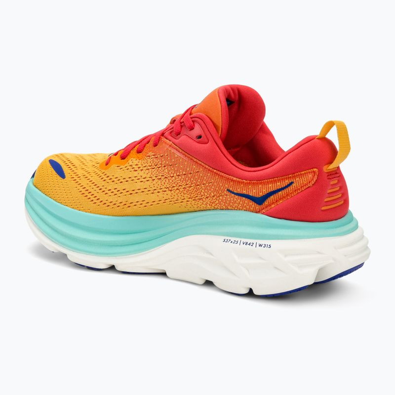 Мъжки обувки за бягане HOKA Bondi 8 cerise/cloudless 3