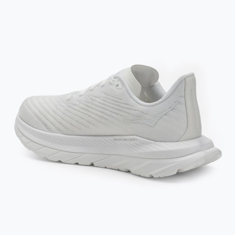 Дамски обувки за бягане HOKA Mach 5 white/white 3