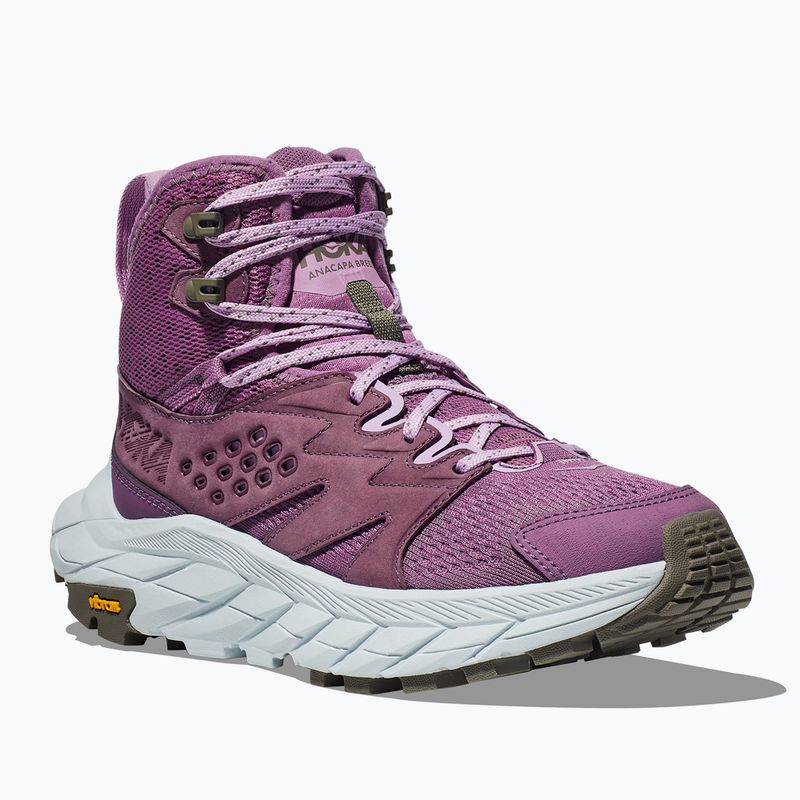 Дамски туристически обувки HOKA Anacapa Breeze Mid amethyst/illusion