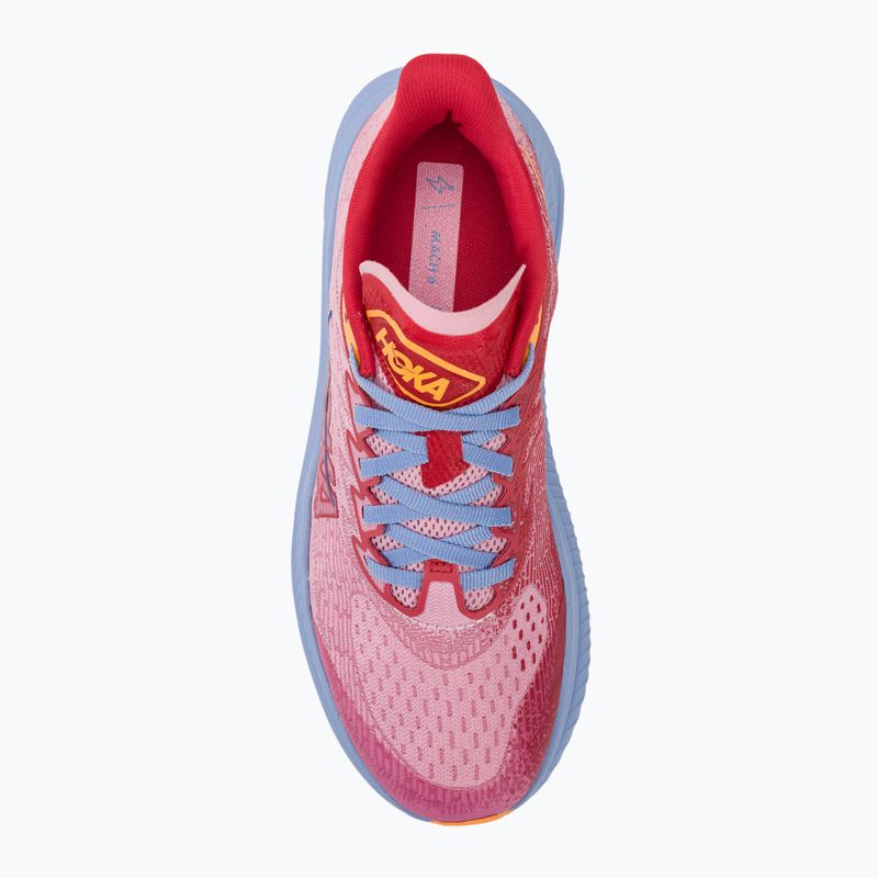 Детски обувки за бягане HOKA Mach 6 peony/cerise 5