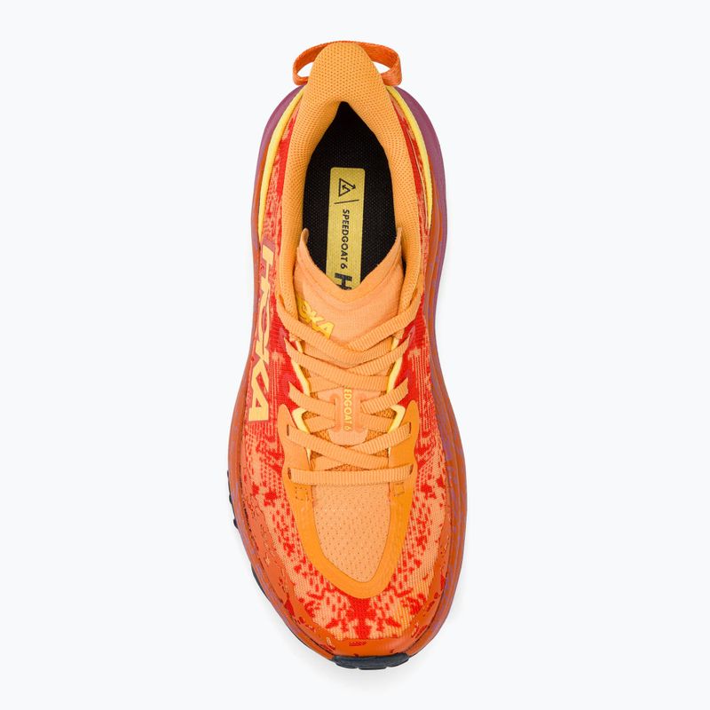 Дамски обувки за бягане HOKA Speedgoat 6 sherbet/beet root 7