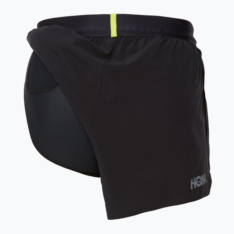 Мъжки къси панталони за бягане HOKA Race Day Split black 4