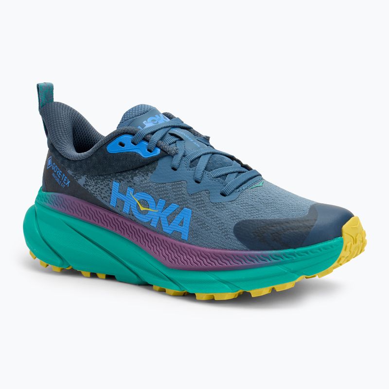 Мъжки обувки за бягане HOKA Challenger 7 GTX real teal/tech green