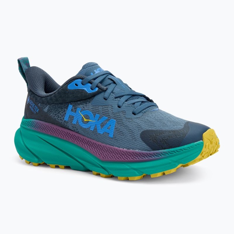 Дамски обувки за бягане HOKA Challenger 7 GTX real teal/tech green