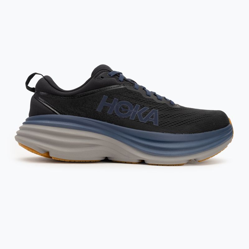 Мъжки обувки за бягане HOKA Bondi 8 black/ironore 2