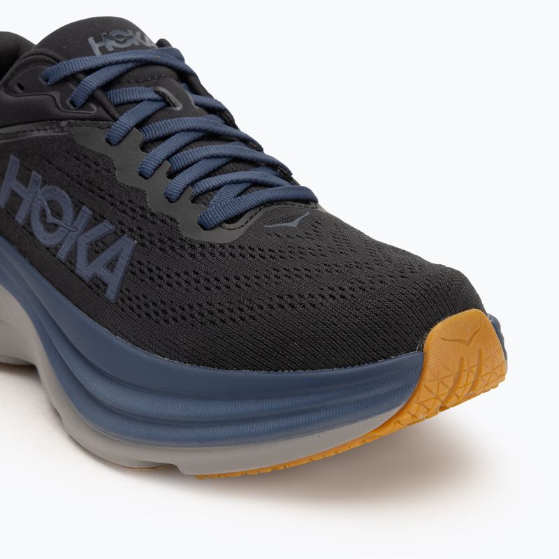 Мъжки обувки за бягане HOKA Bondi 8 black/ironore 7