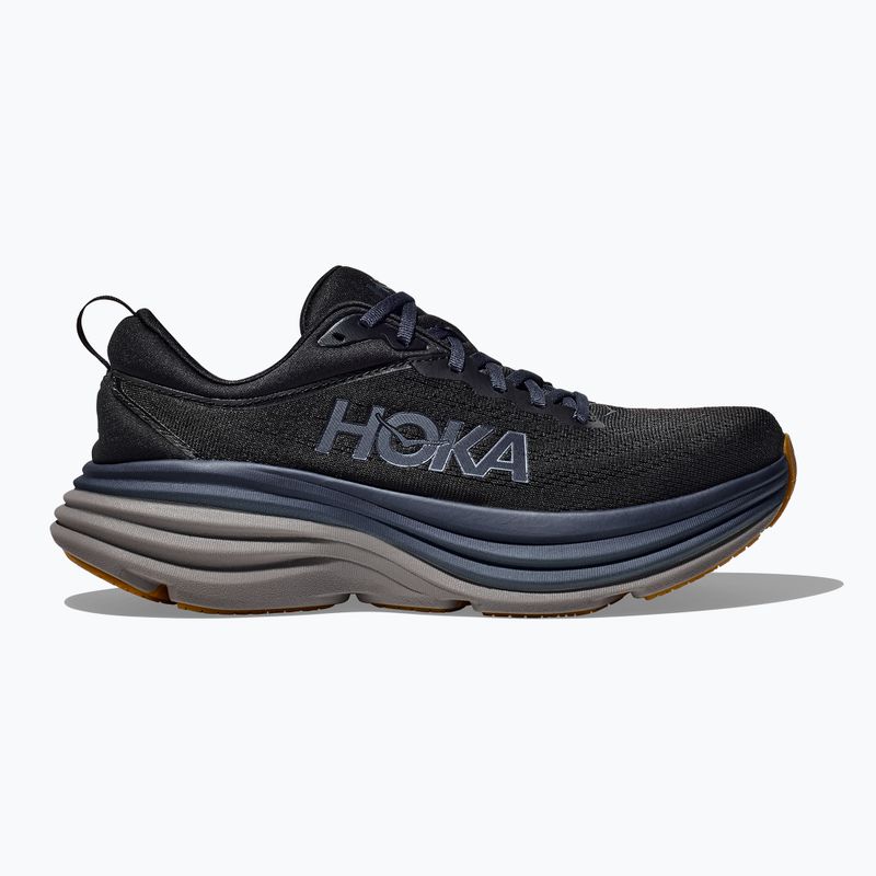 Мъжки обувки за бягане HOKA Bondi 8 black/ironore 2