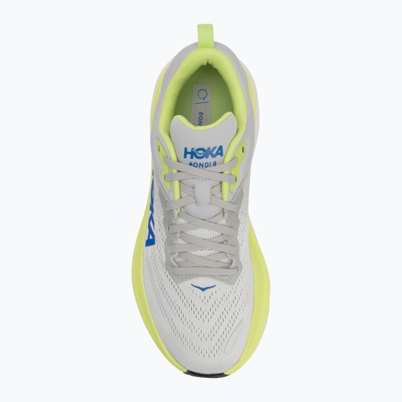 HOKA Bondi 8 stardust/lettuce мъжки обувки за бягане 5