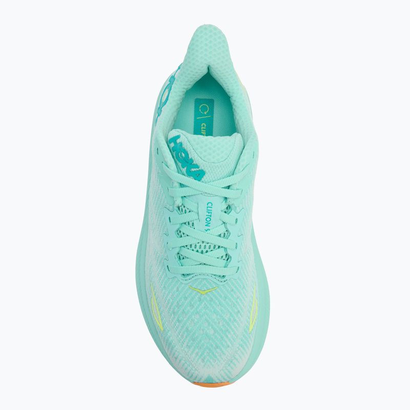 Дамски обувки за бягане HOKA Clifton 9 seafoam/aqua breeze 5