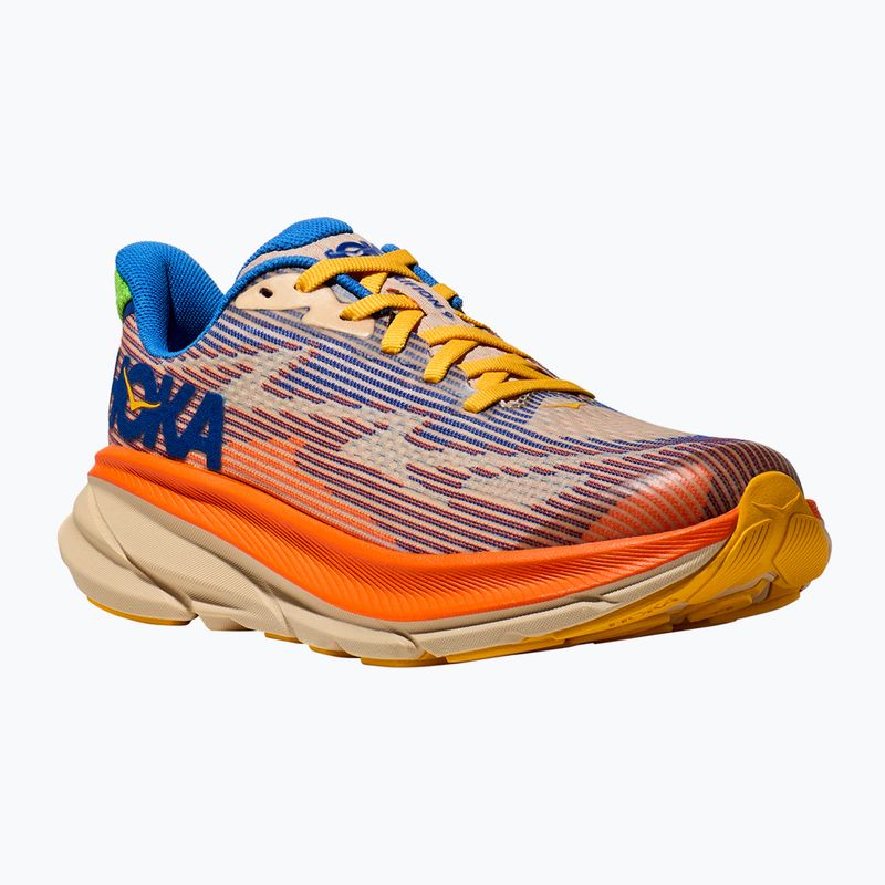 Детски обувки за бягане HOKA Clifton 9 ultramarine/electric tangerine 8